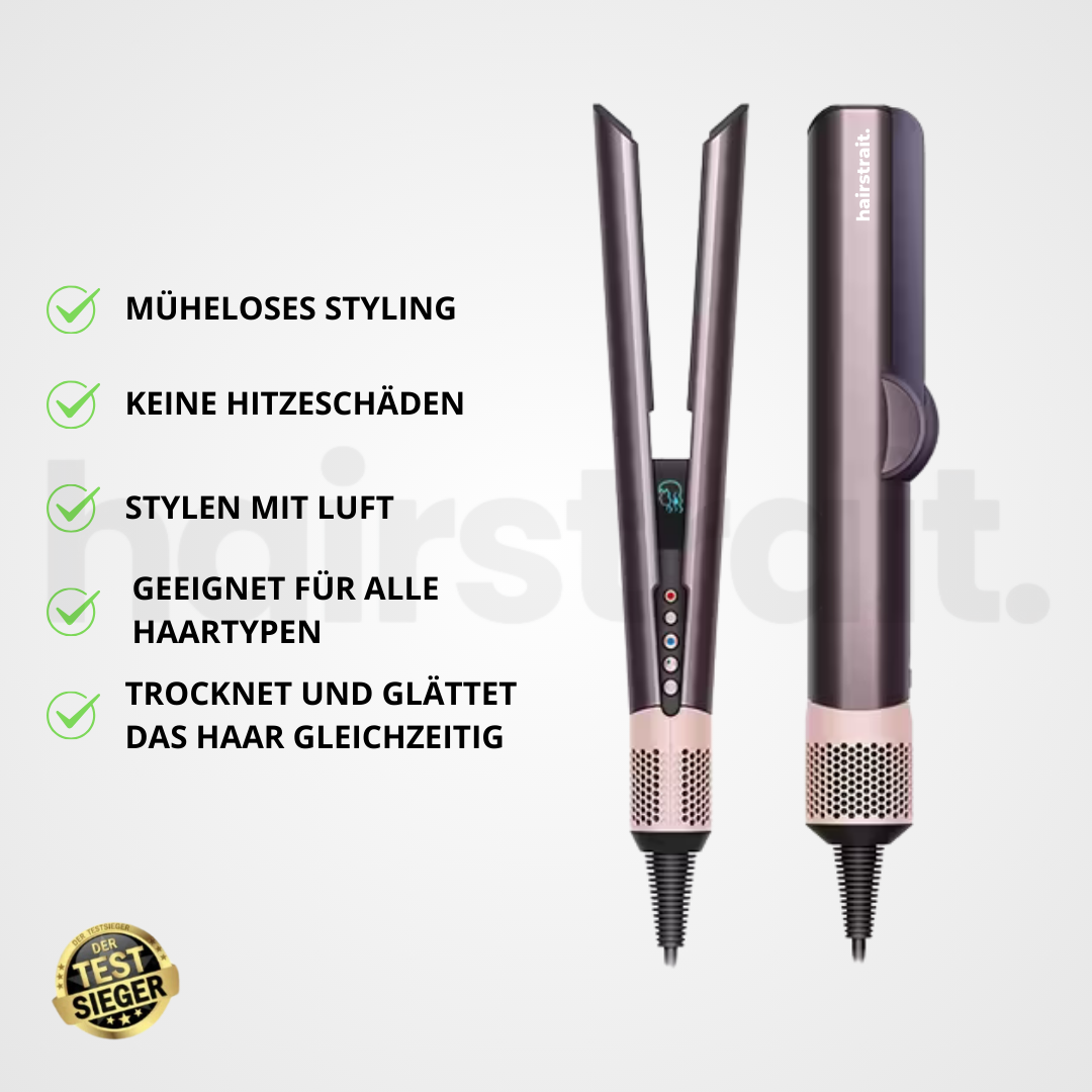 Hairstrait - 2 in 1 Luxushaarglätter