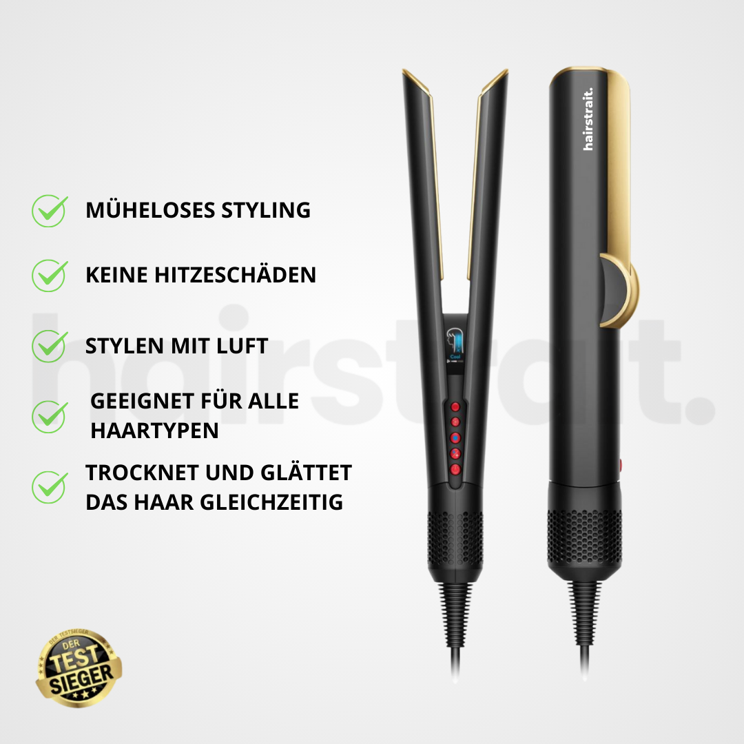 Hairstrait - 2 in 1 Luxushaarglätter