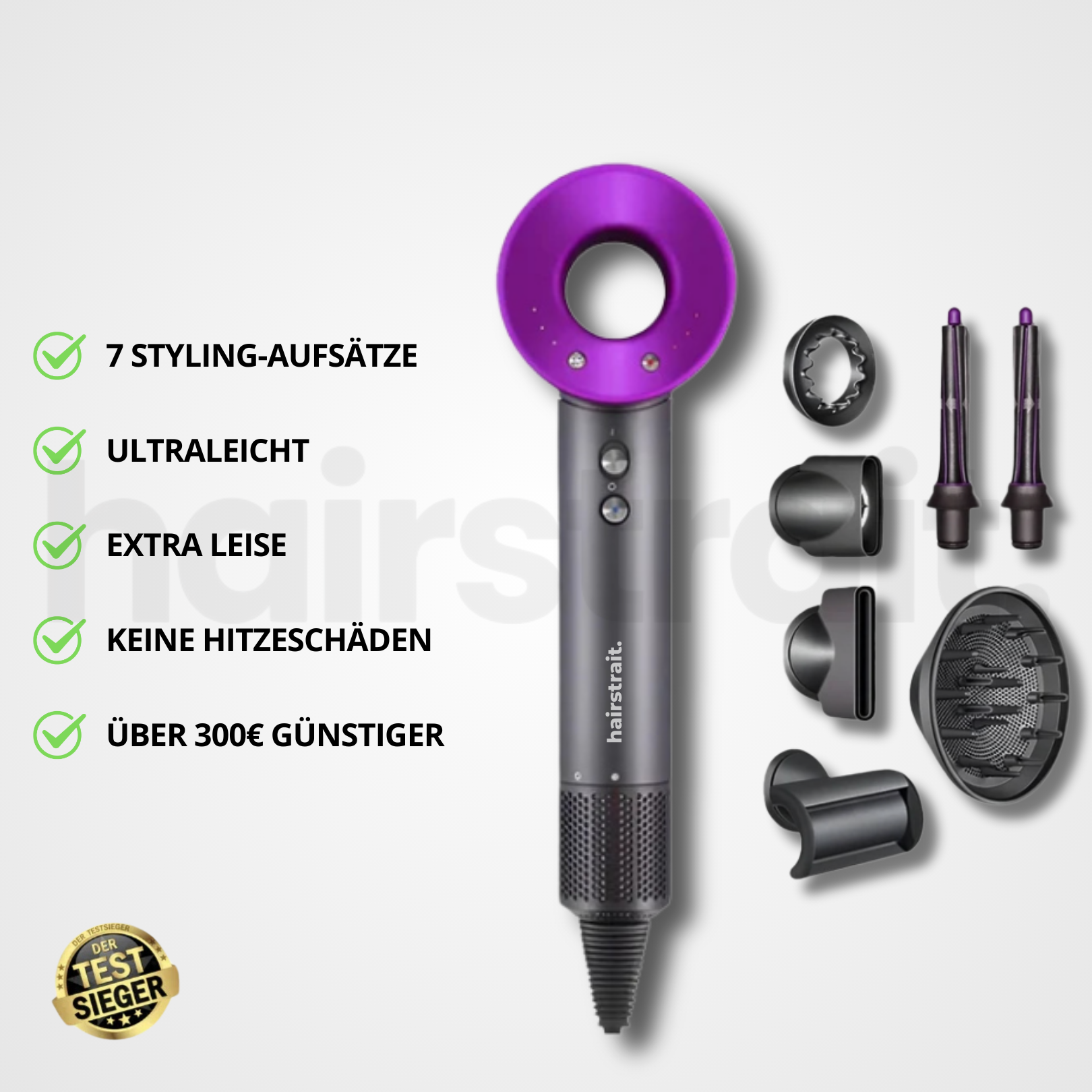 Hairstrait SuperVeloce Pro Kit™