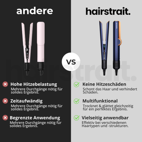Hairstrait - 2 in 1 Luxushaarglätter