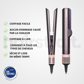 Hairstrait - Lisseur de luxe 2 en 1